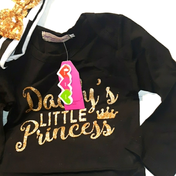 NWT Beautiful Daddy's Princess 12-18mo Outfit Set - Picture 8 of 9
